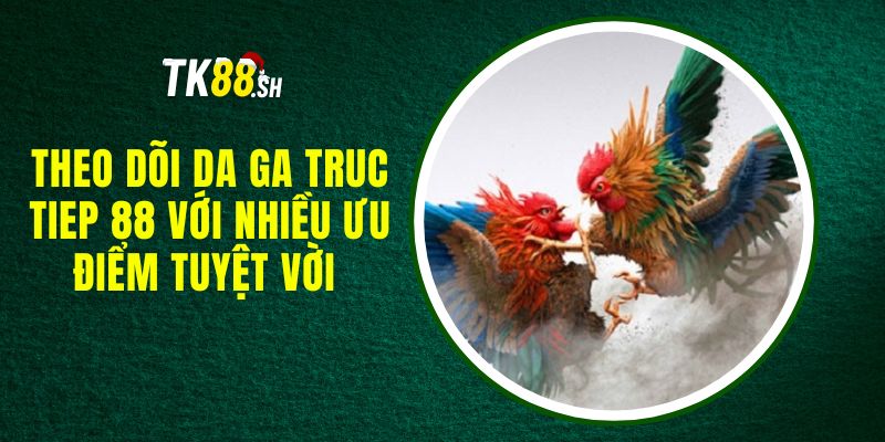 Theo Dõi Da Ga Truc Tiep 88 Với Nhiều Ưu Điểm Tuyệt Vời